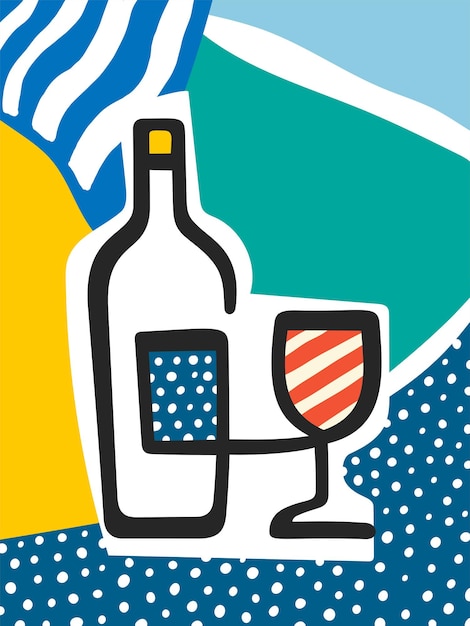 Cartel de vinos