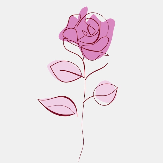 Carteles de arte lineal minimalista contemporáneo Formas orgánicas abstractas y diseños florales