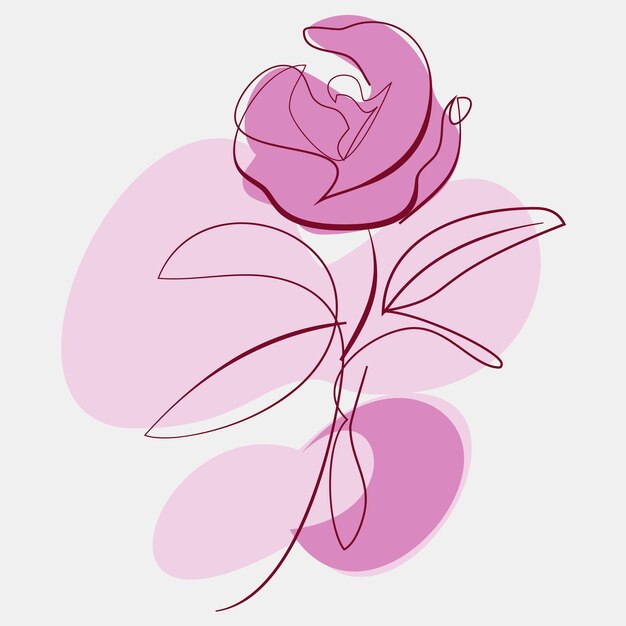 Carteles de arte lineal minimalista contemporáneo Formas orgánicas abstractas y diseños florales
