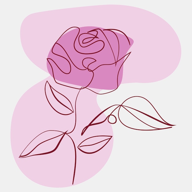 Carteles de arte lineal minimalista contemporáneo Formas orgánicas abstractas y diseños florales