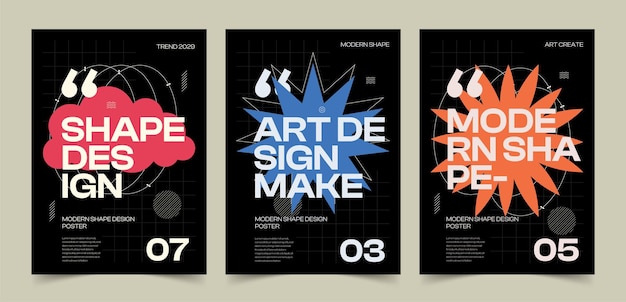 Los carteles de arte moderno