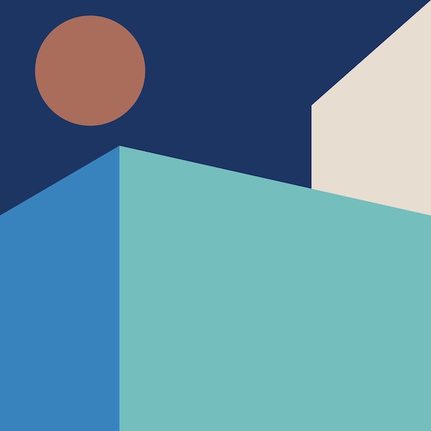 carteles de diseño geométrico, plantilla vectorial