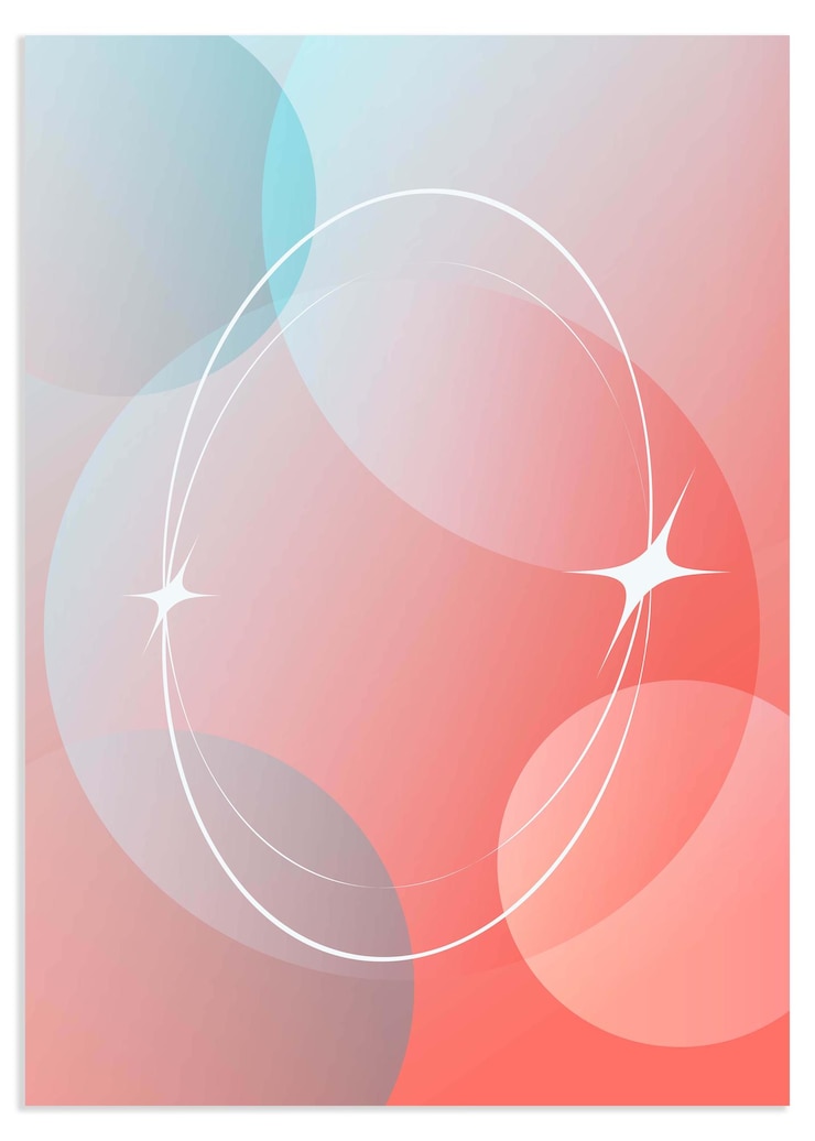 Vector los carteles con fondo holográfico con gradiente