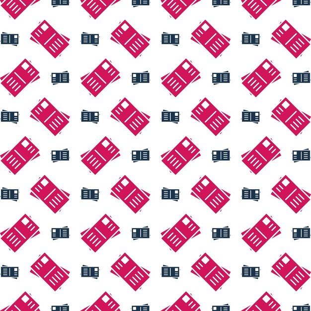 Cartón postal fabuloso diseño de ilustración vectorial de patrón repetitivo multicolor de moda