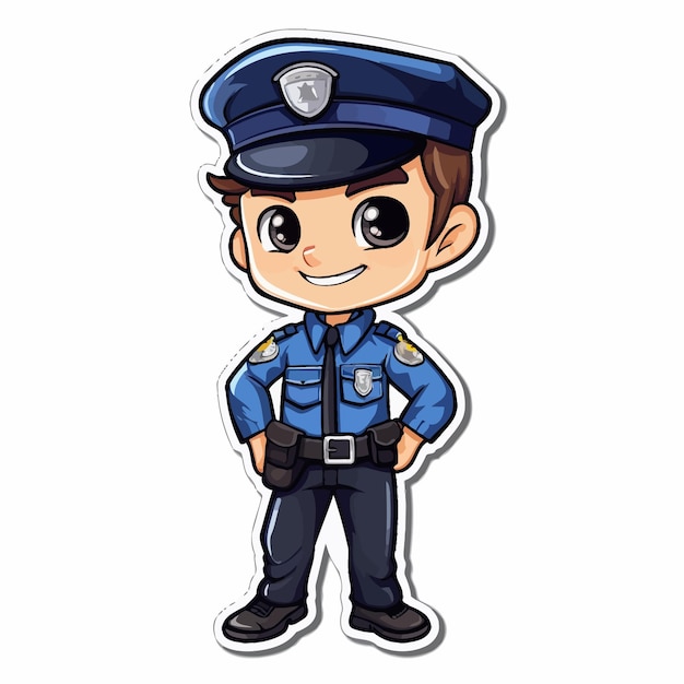 Vector cartoon_policía_oficial_copia_2 (en inglés)