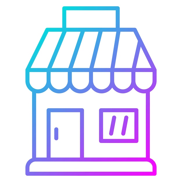 una casa azul con un logotipo azul que dice azul en él