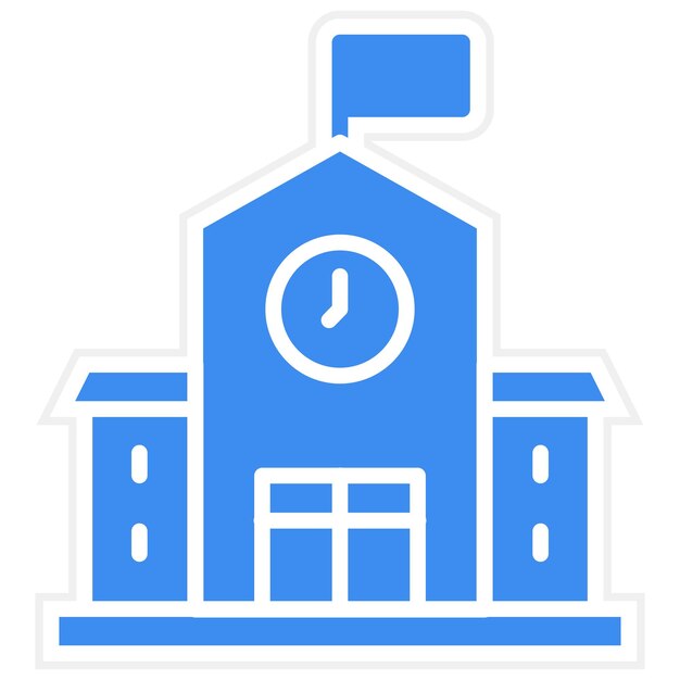 una casa azul con un reloj en el frente
