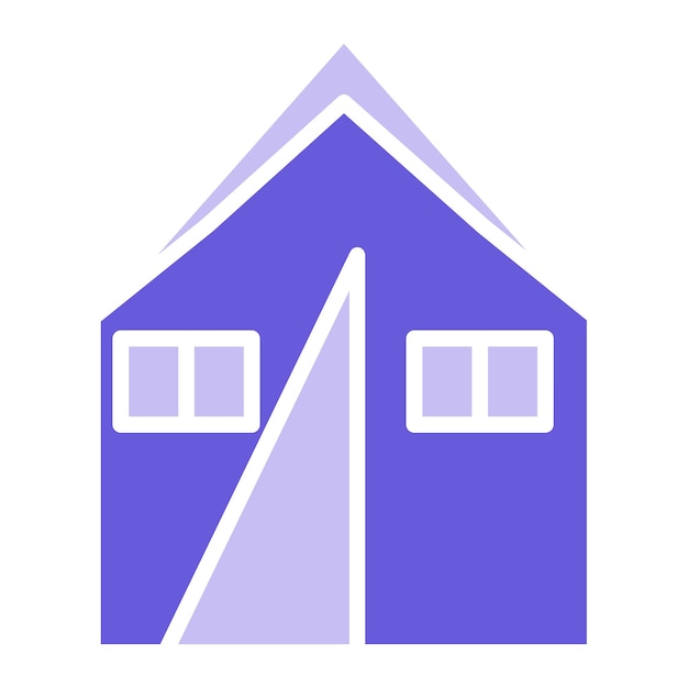 una casa azul con ventanas que dicen "ventanas"