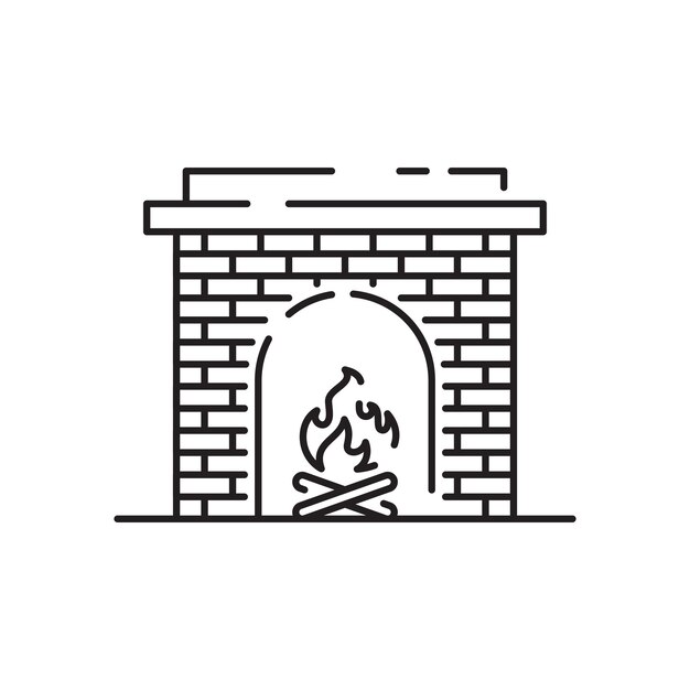 Casa calefacción línea icono delgado contorno símbolo calderas radiadores y termostatos gas eléctrico combustible sólido pellet calderas solares aislado vector contorno ilustraciones carrera editable