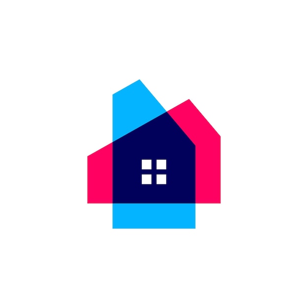 Casa casa hipoteca real estate logo vector icono ilustración