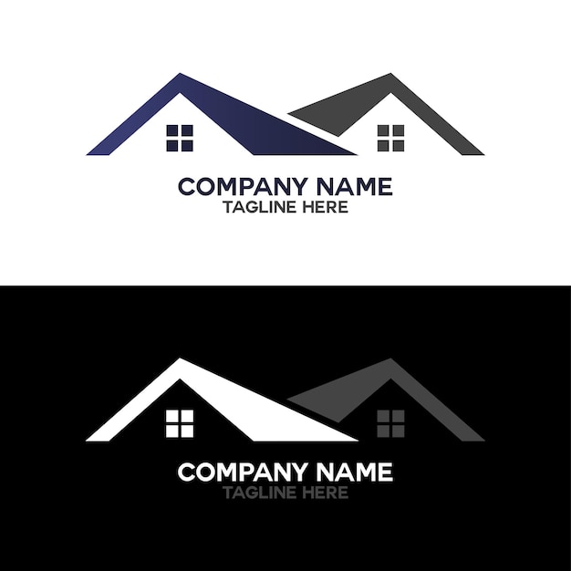 Casa, casa, propiedad inmobiliaria, arquitectura, compañía, residencia, logotipo, logotipo abstracto moderno y minimalista.