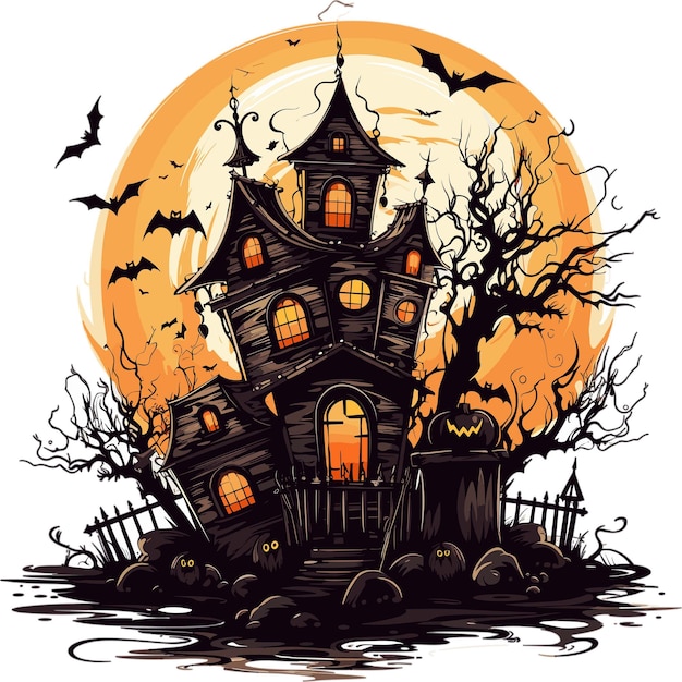 Casa espeluznante de Halloween