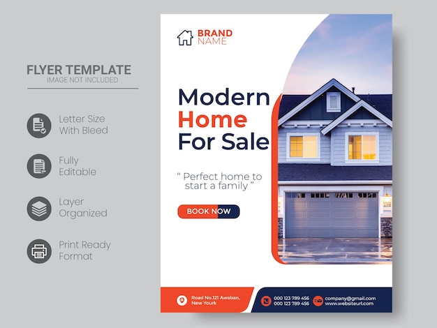 Casa inmobiliaria propiedad post en Instagram o banner en las redes sociales