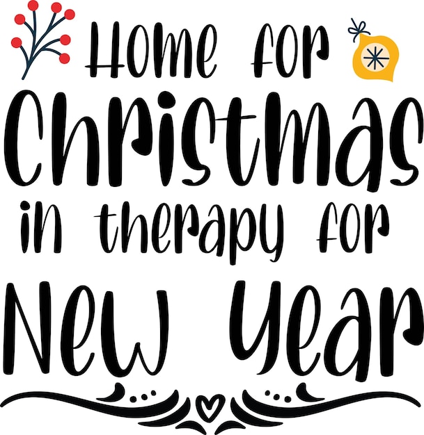 En casa para la Navidad en terapia para el Año Nuevo