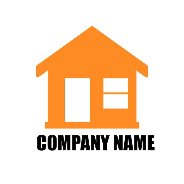 una casa con la palabra nombre de la compañía quot empresa quot en el frente