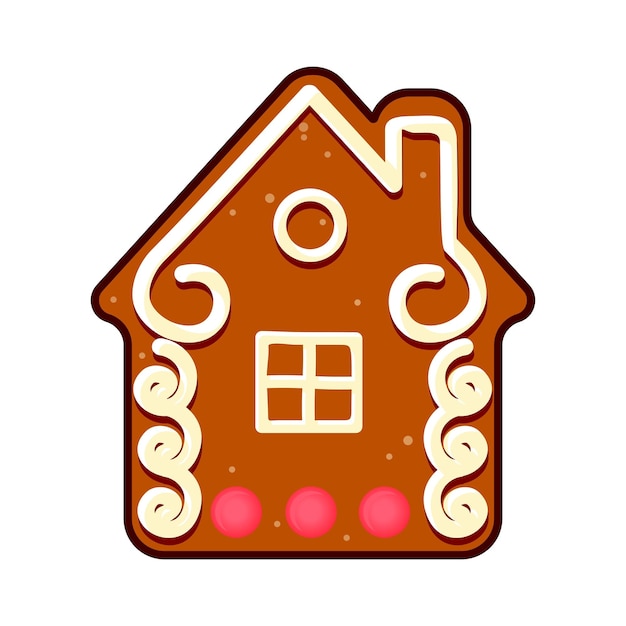 una casa de pan de jengibre con una casa de gingerbread en la parte superior