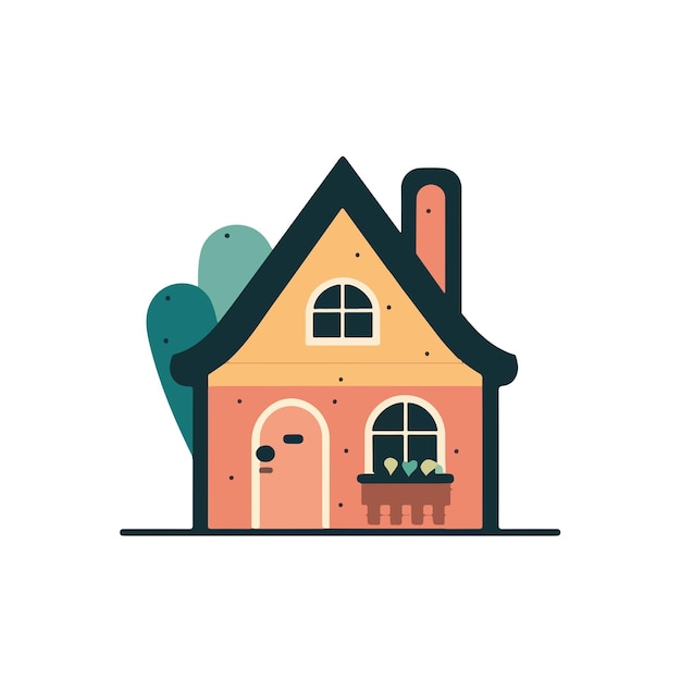 Casa simple vectores