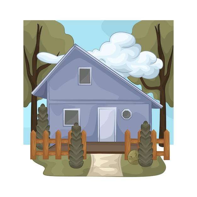 La casa.