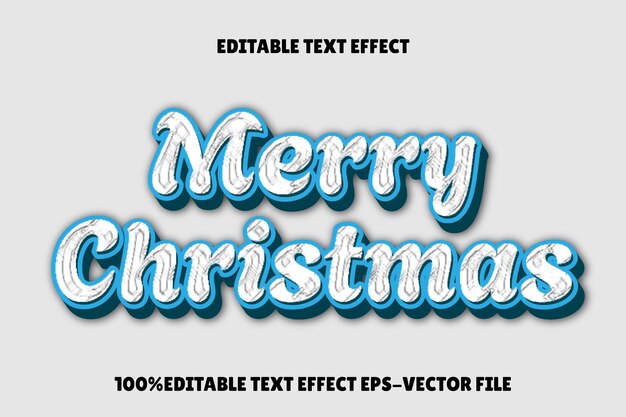 Casarse con la Navidad Efecto de texto editable Estilo de gradiente en relieve 3D