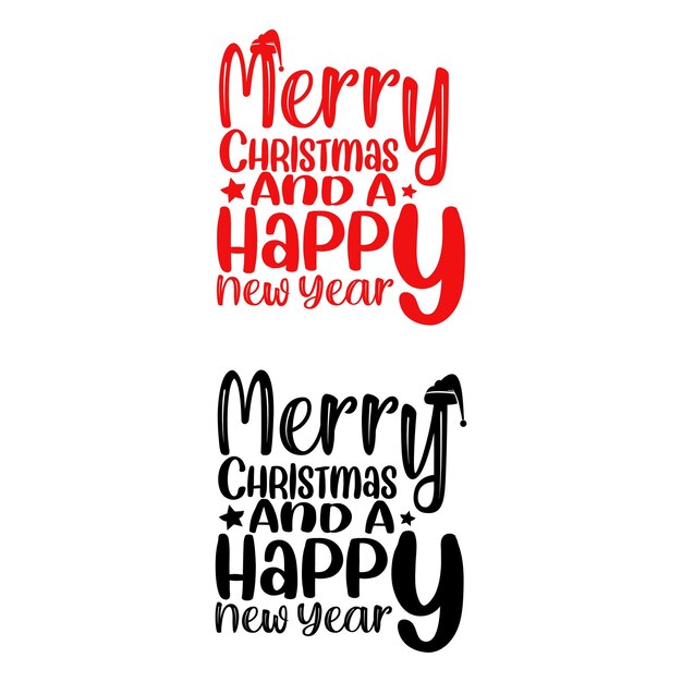 Casarse con Navidad y feliz año nuevo-Diseño.
