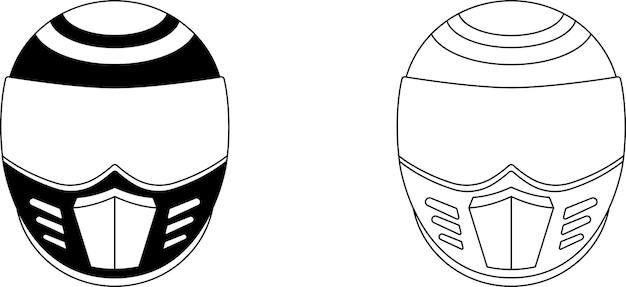 Casco de bicicleta SVG Casco silueta