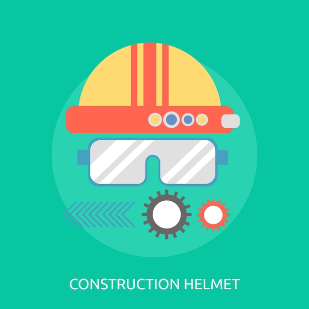 Casco de construcción diseño conceptual