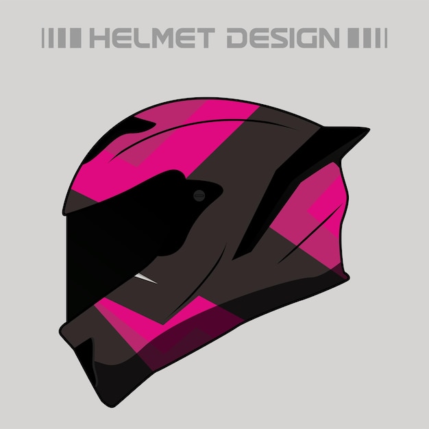 casco de diseño fresco para motocicleta