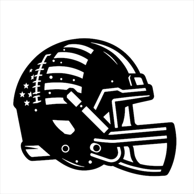 Casco de fútbol americano Svg