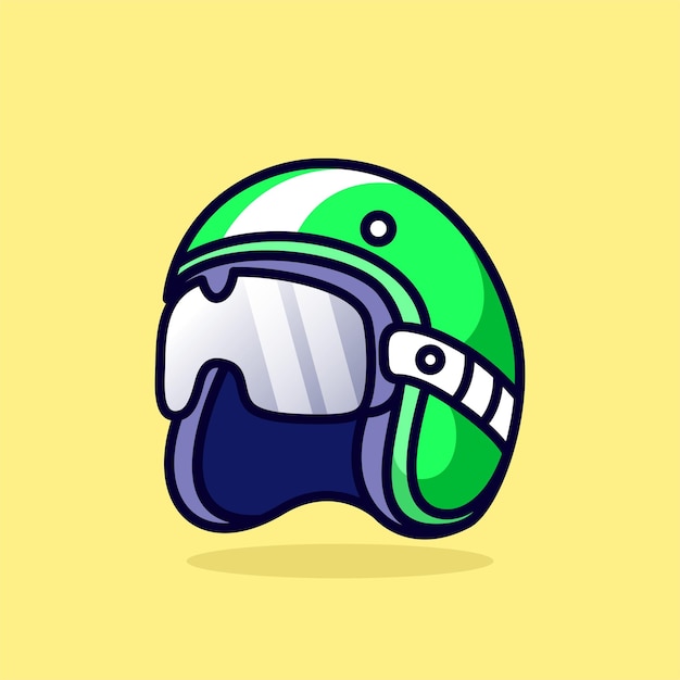 Vector casco de gojek verde