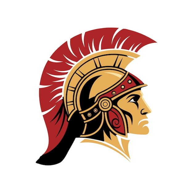 El casco del guerrero espartano