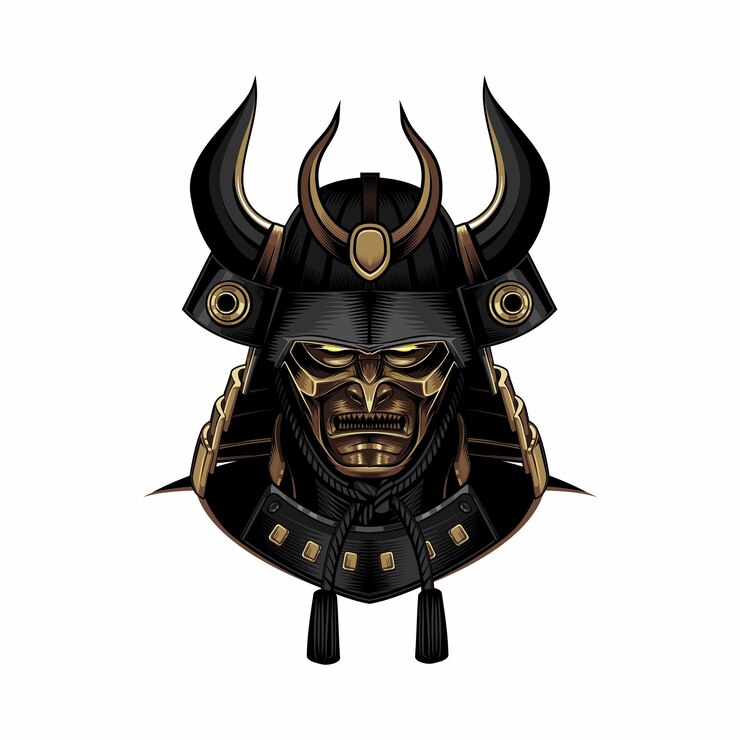 Casco de guerrero samurái