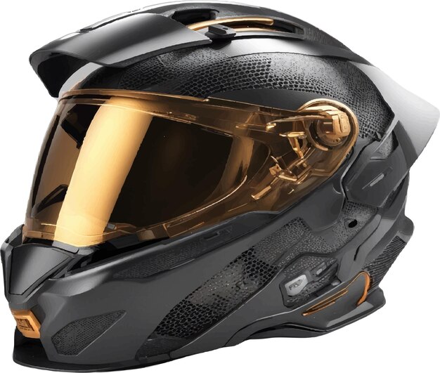 Vector casco de motocicleta