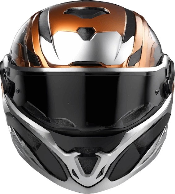 Vector casco de motocicleta