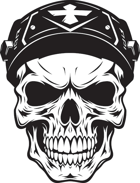 Vector cascos de calavera del ejército de los guardianes eternos y legado