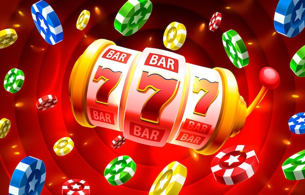 Casino tragamonedas iconos tragamonedas signo máquina noche vegas vector