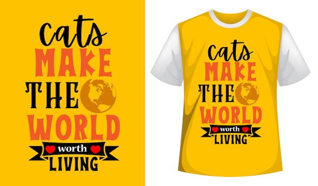 Cat SVG Bundle, Cat SVG File, Cat SVG Cricut, Cat Tshirts, Cat Typography Vector Design, Cat Gifts