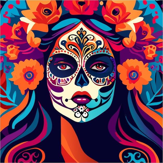 Catrina del día de muertos