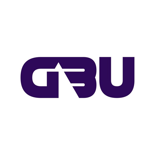 CBU Creative Abstract Letter Initial Monogram Moderno Símbolo de Negocio Icon Vector Diseño de Logotipo