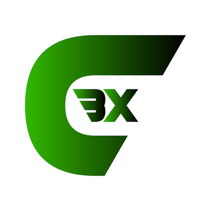 Vector cbx creative abstract letter initial monogram moderno símbolo de negocio icon vector diseño de logotipo