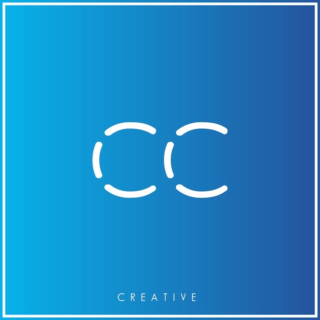CC Premium Vector último diseño de logotipo Logotipo creativo Ilustración vectorial letras del logotipo Logotipo creativo