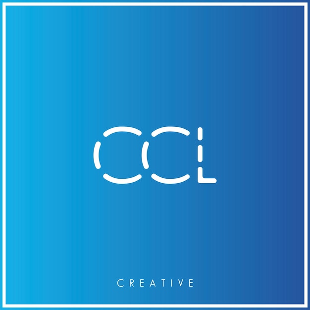 CCL Premium Vector último diseño de logotipo diseño creativo de logotipo vector ilustración monograma de logotipo mínimo