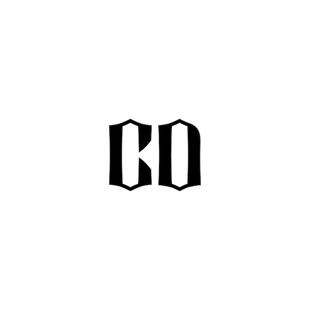 CD Monogram Logo Diseño carta texto nombre símbolo monocromo logotipo alfabeto carácter simple logo