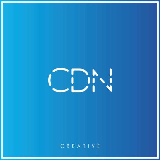 CDN Premium Vector último diseño de logotipo diseño creativo de logotipo vector ilustración monograma de logotipo mínimo