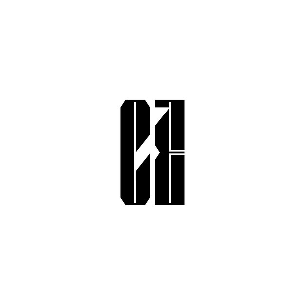 CE Monogram Logo Design letra texto nombre símbolo monocromo logotipo alfabeto carácter simple logo