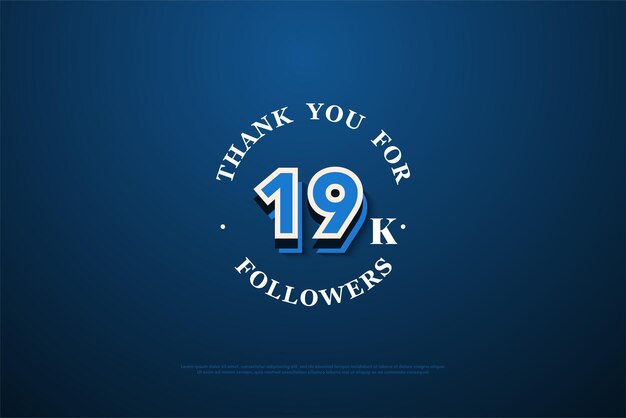 celebración de 19k seguidores con refranes que rodean números.