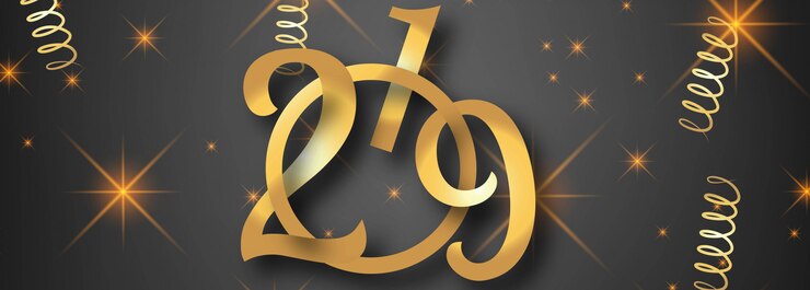 Vector celebración 2019 colorido feliz año nuevo diseño de banner