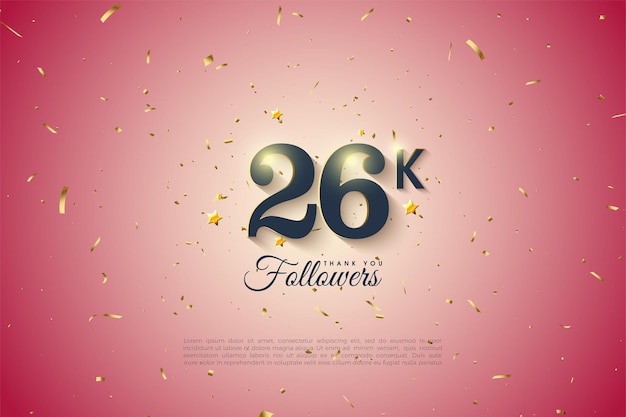 Celebración de 26k seguidores.