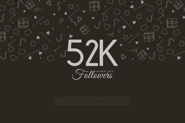 celebración de 52k seguidores con un trasfondo moral