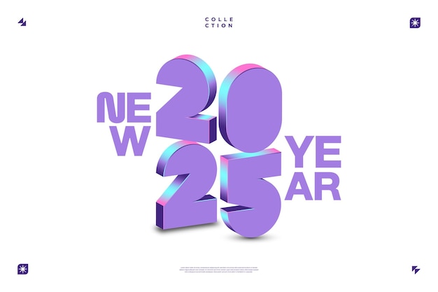 Celebración del Año Nuevo 2025 con fuegos artificiales de Feliz Año Nuevo cuenta atrás hasta la medianoche del 31 de diciembre