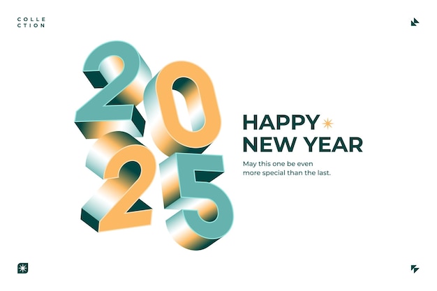 Celebración del Año Nuevo 2025 con fuegos artificiales de Feliz Año Nuevo cuenta atrás hasta la medianoche del 31 de diciembre